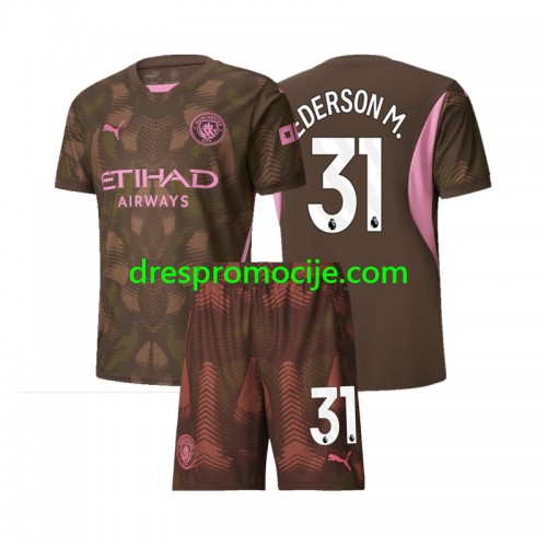 Manchester City Ederson M 31 Dres Golmanski Dječji Domaći 2024/2025 Kratkih Rukava Manchester City Ederson M 31 Dres Golmanski Dječji Domaći 2024/2025 Kratkih Rukava